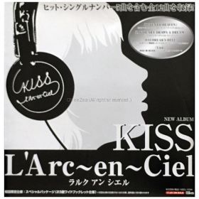 L'Arc～en～Ciel(ラルク) ポスター KISS 告知 正方形