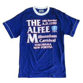 THE ALFEE(ジ・アルフィー) A.D.1999 MILLENNIUM CARNIVAL ユニフォーム Tシャツ ブルー