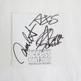 access(アクセス) joint 2005 サイン色紙1