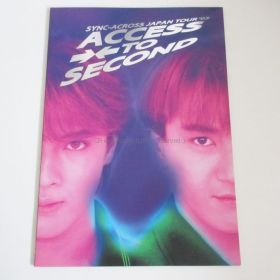 access(アクセス) tour 1993 パンフレット Tour 1993 access to the second