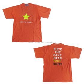 布袋寅泰(BOOWY) SUPERSONIC GENERATION TOUR Tシャツ オレンジ