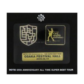 布袋寅泰(BOOWY) HOTEI 25th Anniversary ALL TIME SUPER BEST TOUR メモリアル ピンバッジ 3点セット 大阪フェスティバルホール 2006年2月9日