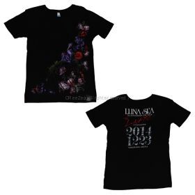 LUNA SEA(ルナシー) 25th ANNIVERSARY LIVE TOUR THE LUNATIC -A Liberated Will- Tシャツ ブラック 12月23日 横浜アリーナ限定