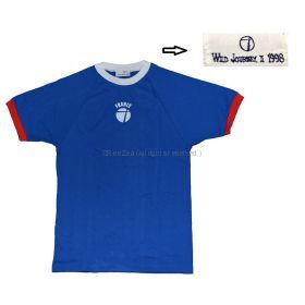 奥田民生(okuda tamio) tour '98 股旅ふたたび 奥田民生デザイン OT Tシャツ フランス ブルー