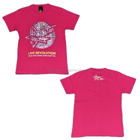 T.M.Revolution(西川貴教) T.M.R.YEAR COUNT DOWN PARTY '08-'09 LIVE REVOLUTION REMIX XII Tシャツ ピンク