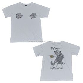 UVERworld(ウーバーワールド) TYCOON TOUR Tシャツ ホワイト ローンウルフ