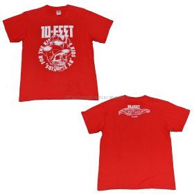 10-FEET(テンフィート) 京都大作戦 フェイスタオル レッド