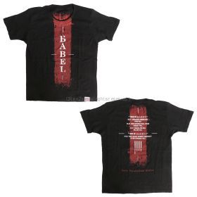 9mm Parabellum Bullet(キューミリ) TOUR OF BABEL Tシャツ ブラック