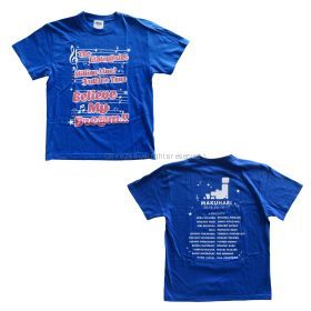 アイドルマスター(アイマス) グッズ Tシャツ ブルー  THE IDOLM@STER MILLION LIVE! 3rdLIVE TOUR BELIEVE MY DREAM 幕張