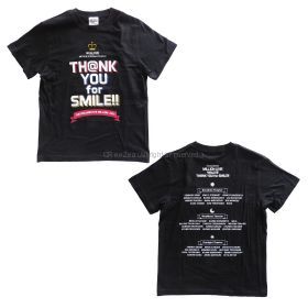 アイドルマスター(アイマス) グッズ Tシャツ ブラック THE IDOLM@STER MILLION LIVE! 4thLIVE TH@NK YOU for SMILE!