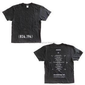 サカナクション(Sakanaction) SAKANAQUARIUM2019 "834.194" 6.1ch Sound Around Arena Session Tシャツ ブラック