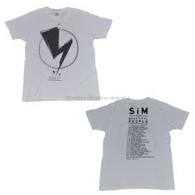 SiM(シム) THE BEAUTiFUL PEOPLE TOUR 2016 Tシャツ ホワイト