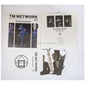 TM NETOWORK(TMN) アナログレコード LP humansystem フォトカード付 12インチ