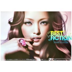 安室奈美恵(アムロ) ポスター BEST FICTION 告知 2008