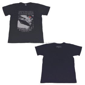 B'z(ビーズ) SHOWCASE 2015 -下関有頂天NIGHT- Tシャツ ブラック 河豚（ふぐ）飛行船