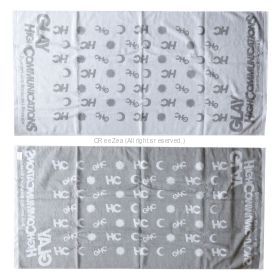 GLAY(グレイ) HIGHCOMMUNICATIONS TOUR 2011-2012 "RED MOON & SILVER SUN" バスタオル