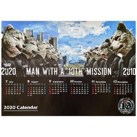 MAN WITH A MISSION(マンウィズ) ポスター 2020 カレンダー 10th