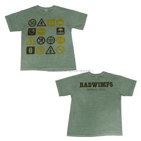 RADWIMPS(ラッド) TOUR 2007 春巻き Tシャツ グリーン系
