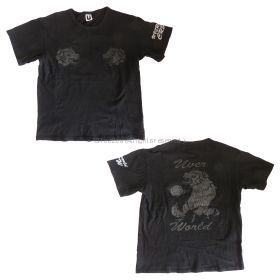 UVERworld(ウーバーワールド) TYCOON TOUR Tシャツ ブラック ローンウルフ CREW ver.