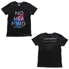 [Alexandros](ドロス) Tour 2017 “NO MEANING” Tシャツ ブラック