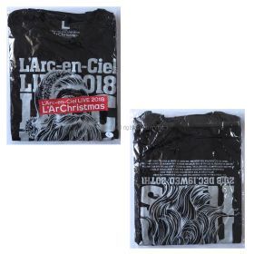 L'Arc～en～Ciel(ラルク) LIVE 2018 L'ArChristmas ロングスリーブ 長袖 Tシャツ ブラック