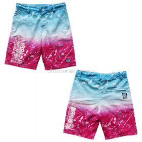 10-FEET(テンフィート) 京都大作戦 2017 サーフパンツ ハーフパンツ ブルー×ピンク 10-FEET(テンフィート) 京都大作戦 2017 サーフパンツ ハーフパンツ ブルー×ピンク