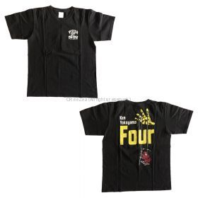 横山健(Ken Yokoyama) Four Tour(2010) Tシャツ ブラック　イエロー