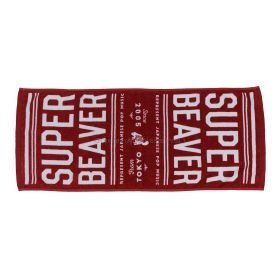 SUPER BEAVER(スーパービーバー) その他 フェイスタオルレッド 左右対称