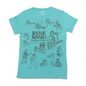 Mr.Children(ミスチル) ap bank fes'12 Tシャツ bank band メンバーフォト 桜井和寿手書きイラスト 小林武史 等