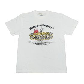 superfly(スーパーフライ) Superconnection 10th Anniversary Tour 2018 Super-duper！ ハイハットTシャツ ホワイト