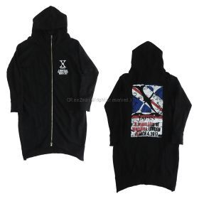 X JAPAN(エックス) LIVE 2017 at the WEMBLEY Arena in LONDON ロングパーカー