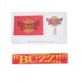 B'z(ビーズ) LIVE GYM Pleasure '95 "BUZZ" パンフレット マフラータオル封入