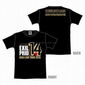 EXILE(エグザイル) EXILE LIVE TOUR 2013 “EXILE PRIDE” 追加公演 ナンバーTシャツ