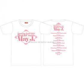 May J.(メイ・ジェイ) Autumn Tour 2013 -Best & Covers- Tシャツ【ホワイト】