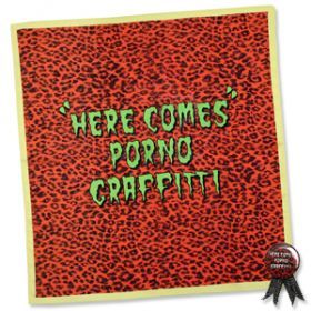 ポルノグラフィティ 15th Anniversary グッズ "HERE COMES" PORNO Bandana with Ribbon Badge