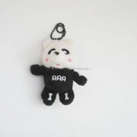 AAA(トリプルエー) AAA 6th Anniversary Tour  え～パンダロックキーホルダー(黒)レア