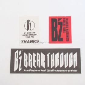 B'z(ビーズ) LIVE-GYM "BREAK THROUGH" ステッカーセット