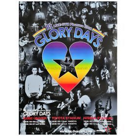 B'z(ビーズ) ポスター 告知 GLORY DAYS