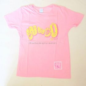 でんぱ組.inc(でんぱ) WWD大冒険TOUR2015 ?この世界はまだ知らないことばかり? ロゴＴシャツ ピンク