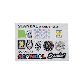 SCANDAL(スキャンダル) LIVE HOUSE "10"DAYS SCANDAL ICカード&ステッカー