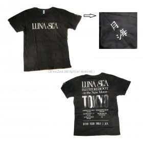 LUNA SEA(ルナシー) 20th ANNIVERSARY WORLD TOUR REBOOT -to the New Moon- Ｔシャツ ブラック 東京公演