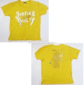 GLAY(グレイ) ARENA TOUR 2013 "JUSTICE & GUILTY" Tシャツ イエロー