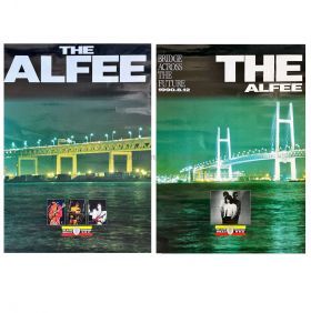 THE ALFEE(ジ・アルフィー) ポスター BRIDGE ACROSS THE FUTURE 1990 MM21 A1 2枚セット