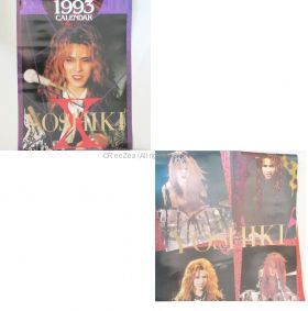 X JAPAN(エックス) ポスター カレンダー（YOSHIKI 1993）