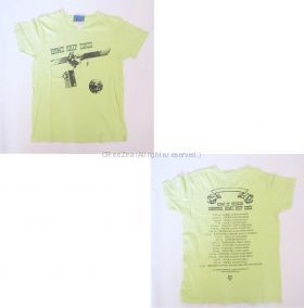 BUMP OF CHICKEN(バンプ) 2008 TOUR「ホームシップ衛星」 ツアーTシャツ(ライム)