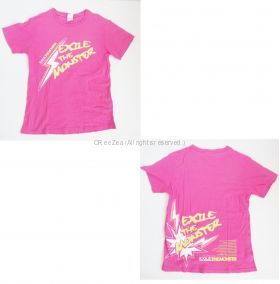 EXILE(エグザイル) LIVE TOUR 2009 MONSTER Tシャツ(ピンク)