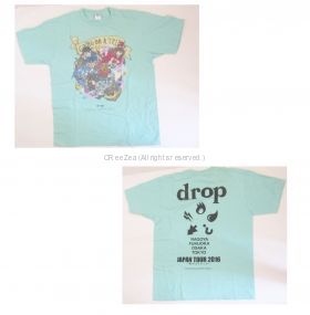 drop(ドロップ) 旅せよドロップ Tシャツ グリーン 大場はるか