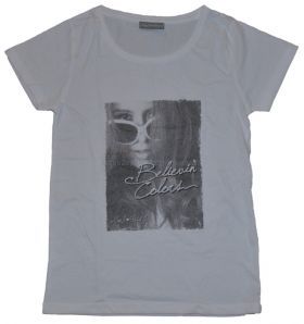 May J.(メイ・ジェイ) Live 2011 “Believin' Colors” Tシャツ メンズ ホワイト ピーチ・ジョン コラボ