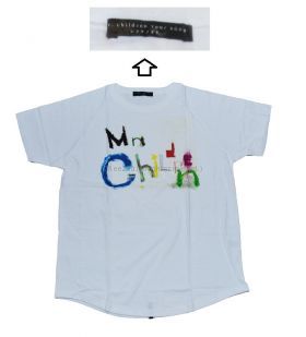 Mr.Children(ミスチル) TOUR 2004 シフクノオト ドローイングTシャツ
