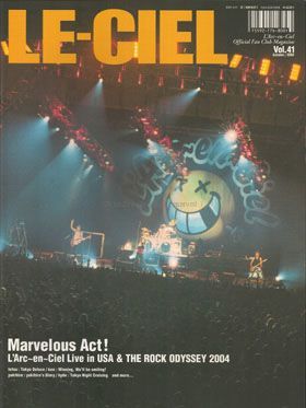 L'Arc～en～Ciel(ラルク)  ファンクラブ会報 LE-CIEL vol.41